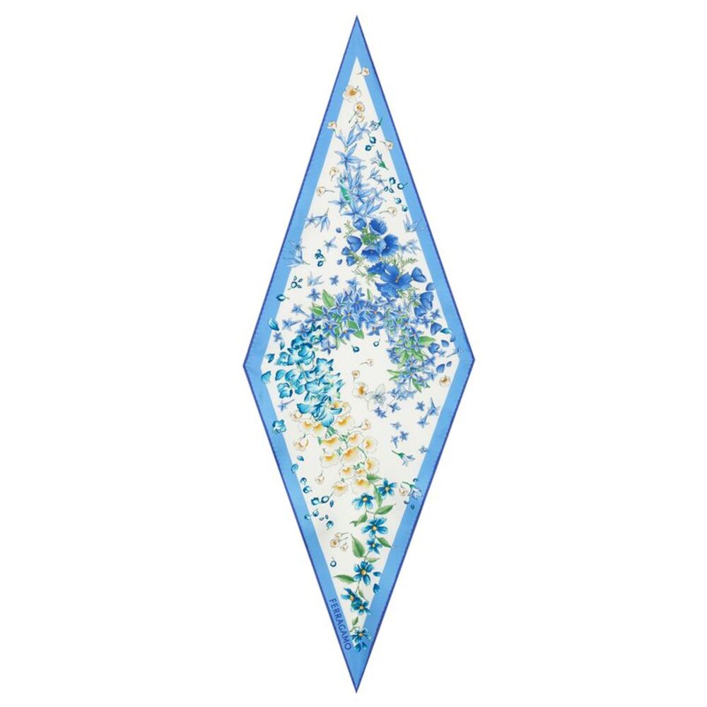 Foulard A Rombo Stampa Primavera Women